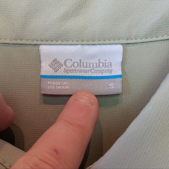 COLUMBIA Women Romper Light Green With Pockets Size Small recycled materials - Picture 6 of 13